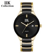 Mens watch classic waterproof quartz watch with calendar, mens wristwatch, fashionable trendy business watch