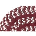 thumbnail image 5 of Better Trends BRCR5080BU Crescent 7 Pieces Set Braided Rug, Burgundy, 5 of 5