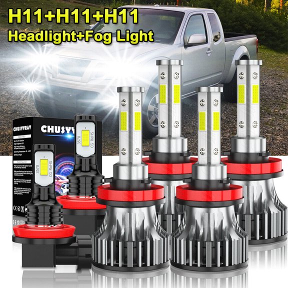 For Nissan Murano 2015-2018 4side 6X 6000K LED Headlights   Fog Lights Bulbs Kit