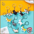 thumbnail image 2 of MINI llavero de gato lindo de dibujos animados para mujer, llavero de gato lindo, llavero de gato creativo Kawaii, llavero de coche para mujer, accesorios colgantes, regalos DIY, 1-5 piezas, 2 of 4