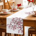 thumbnail image 5 of Cherry Flowers Table Runner 72 Inches, Spring Modern Pink Floral Branch Bed Runner Dresser Scarves Tabletop for Indoor Outdoor Parties/Ceremony/Banquet, 18" x 72", 5 of 9