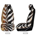 thumbnail image 2 of Animal Print Textile Patterns Car Seat Covers Front Seats Universal Fit for Cars SUV Truck Auto Interior Accessories, 2 of 3