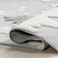 thumbnail image 4 of nuLOOM Jade Holiday Reindeer Tasseled Area Rug, 8' 10" x 12', Light Grey, 4 of 9