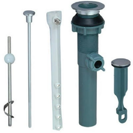 

Master Plumber Plastic Body with Chrome Lavatory Pop Up Drain Assembly