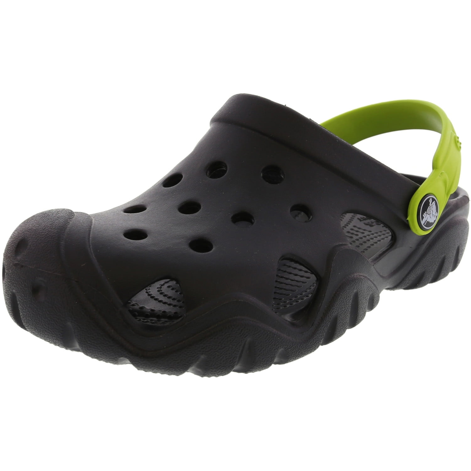 crocs swiftwater leather clogs