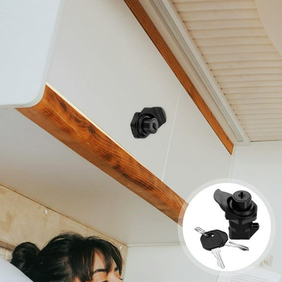 CRILSTYLEO 1Pcs Box Lock for Tool Box in High-Strength Materials 2.16X1.77X1.18In