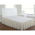 thumbnail image 3 of Fresh Ideas FRE30114IVOR04 Bed Skirt Ruffled Poplin  Ivory - King, 3 of 4