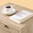 thumbnail image 6 of ARKANTOS Large Nightstand Set of 2, Farmhouse Style Bedside Tables, for Bedroom and Living Room, Light Oak, 6 of 7