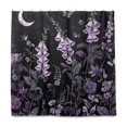 thumbnail image 2 of Yayeee Shower Curtain with Hooks 72"x72" Waterproof Fabric Bathroom Hanging Decor, Light Purple Flowers, 2 of 5
