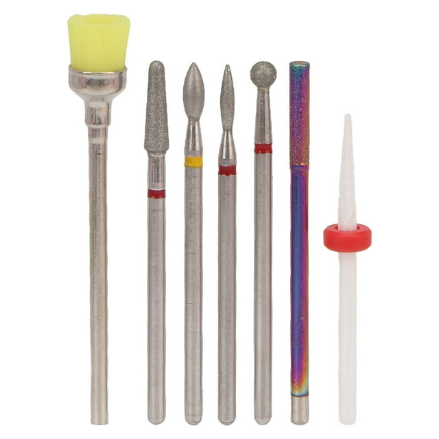 Juego de Brocas para pulir uñas NikouMX 7 piezas cerámica