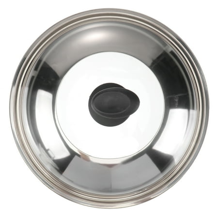

NUOLUX Stainless Steel Cooking Pot Lid Multifunction Anti Oil Splashing Thicken Pot Cover Protector Kitchen Tool(30CM)