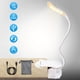 thumbnail image 5 of Billuyoard Lámpara Sujetalibros ABS Iluminación Ahorro de energía 600mah Portavelas Dormitorio recargable Blanco Whitegt; 75 * 40 Type2 NO2, 5 of 6