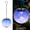 Purple, variant on Mumtop Hanging Solar Glass Lights Lantern Outdoor - Gazing ball LED Solar Powered Waterproof Landscape Lanterns with Mosaic Design for Patio, Yard, Garden and Pathway Decoration