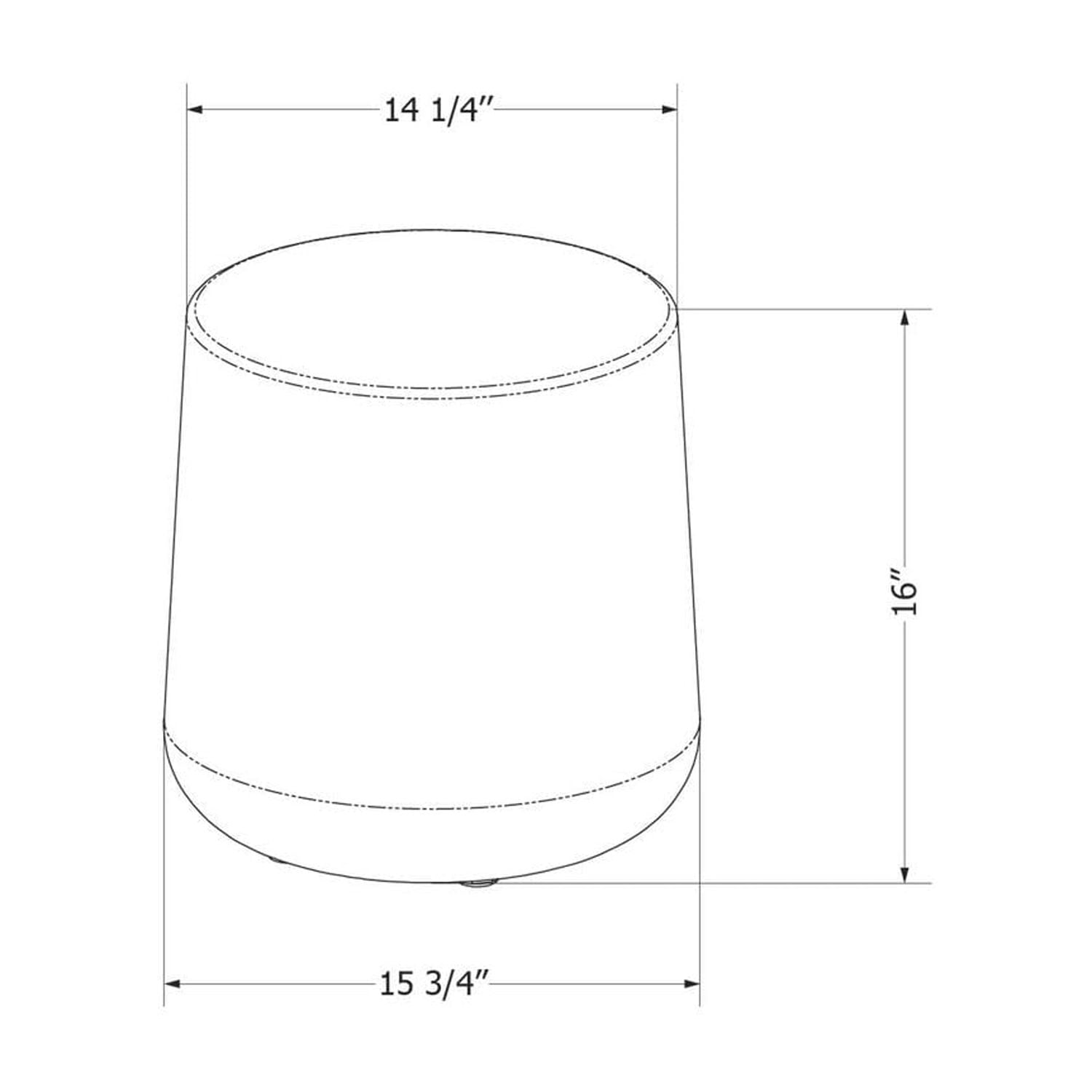 Southshore Dalya Round Outdoor Side Table