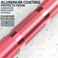 thumbnail image 4 of Synergee 15lb Technique Barbell Red Aluminum Bar for Form & Technique Training for Power & Olympic Lifting., 4 of 6