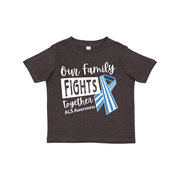 Inktastic Our Family Fights Together Als Awareness Boys or Girls Toddler T-Shirt