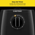 thumbnail image 4 of TurboFry 2-Quart Air Fryer, Dishwasher Safe Basket & Tray, Use Little to No Oil For Healthy Food, 60 Minute Timer, Fry Healthier Meals Fast, Heat And Power Indicator Light, Temp Control, Black, 4 of 6