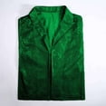 thumbnail image 4 of Rhuody Womens Spring Tops Long Sleeve Shirt Lapel Jacket T Shirt Sequin Blouse Elegant Wear Green M, 4 of 4