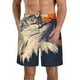 thumbnail image 1 of Fotbe American Bald Eagle A Trajes de Baño Estampados para Hombre, Shorts de Verano de Secado Rápido, Ropa de Playa, Bañadores-Small, 1 of 6