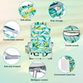thumbnail image 4 of Alvantor Folding Beach Chair with Aluminum Frame and 5-Position Recline, Lemon, 4 of 11
