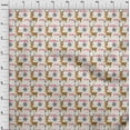 thumbnail image 3 of oneOone Cotton Cambric White Fabric Merry Christmas Dress Material Fabric Print Fabric By The Yard 56 Inch Wide-W5Y, 3 of 4