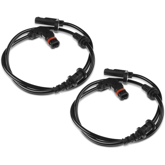 A-Premium ABS Wheel Speed Sensor Compatible with Mercedes-Benz Models - C250 2012-2015, C300 2012-2014, C350 2012-2015 - Front Driver and Passenger Side, 2-PC Set, Replace# 0009051304, 0986594548