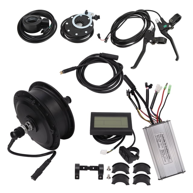 48V 500W Front Hub Motor Kit, Strong Bearing Capacity Electric Bicycle Hub Motor Kit for Folding Bike Suitable for 20 Inch Rim Spokes,Suitable for 24 Inch Rim Spokes,Suitable for