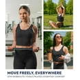 thumbnail image 3 of Nirlon Y Back Adjustable Sports Bras For Women - Nirlux Camisole Sports Bra, Stretchy Womens Tops Soft Workout Tops For Women (Black, 10), 3 of 6