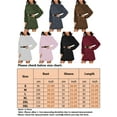 thumbnail image 2 of LUXUR Chandail-Over pour Femmes Robe chandail à Manches Longues Couleur Unie Mini Robes Col Rond Gris Foncé L, 2 of 3