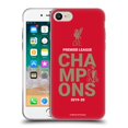 thumbnail image 1 of Head Case Designs Officially Licensed Liverpool Football Club 2020 Champions Red Typography Soft Gel Case Compatible With Apple iPhone 7 / 8 / iPhone SE 2020, 1 of 7