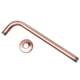 thumbnail image 4 of Golden Chrome Black Antique Shower Head Extension Pipe Wall Arm Shower Arm Bathroom Accessory (Standard 1/2) Nsh102, 4 of 5