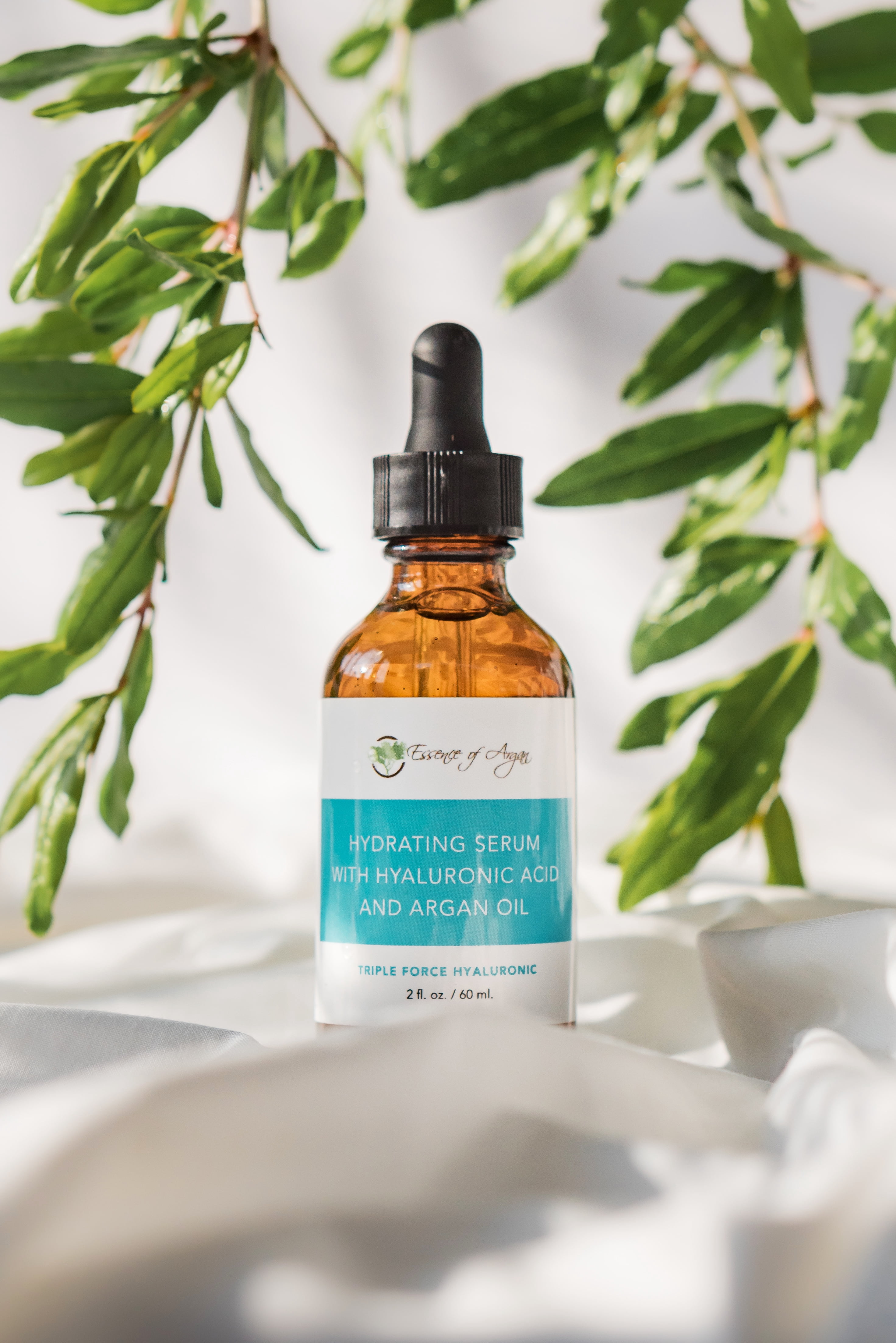Essence of Argan Hydrating Serum, Hyaluronic Acid and Argan Oil, Smooth, Youthful 60ml