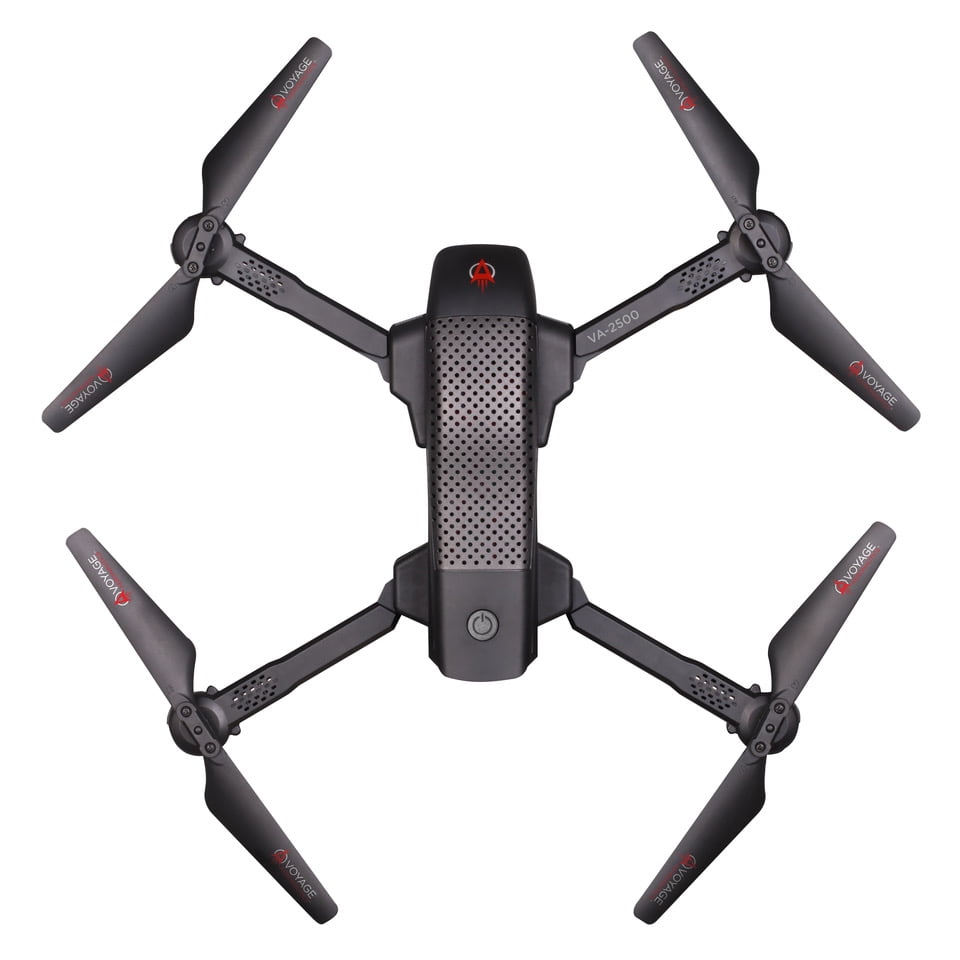 Voyage Aeronautics VA-2500 Premium HD Video Drone with Optical Flow Technology - Black, 14-Inch Wide