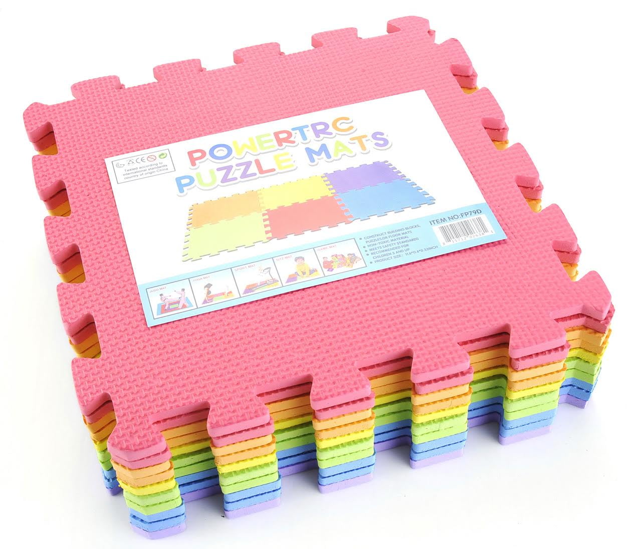 AZ Trading & Import FP79D 10 Piece Soft Foam Puzzle Mat, 5 x 2 ft.
