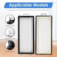 thumbnail image 2 of Replacement HEPA Filters Compatible with Roborock Qrevo Master Qrevo Slim, 4 Pack, 2 of 5
