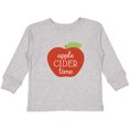 thumbnail image 3 of Inktastic Apple Cider Time Autumn Boys or Girls Long Sleeve Toddler T-Shirt, 3 of 5