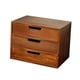 thumbnail image 2 of Caja de almacenamiento organizadora de escritorio de madera con cajones, decoración de mesa, decoración, 25x175x19 cm, 2 of 9