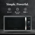 thumbnail image 6 of Nostalgia 1.1 cu ft Microwave Oven, 1000W Countertop Microwave Oven with LED Display, Grey, 6 of 7