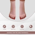 thumbnail image 5 of Happy Feet Toe Alignment Separator Socks, Prevent Foot Cramps and hammertoes, Toe Separator Massage Socks, 5 of 14