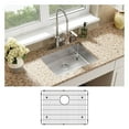 thumbnail image 6 of Elkay ECTSRAD25226TBG4 Crosstown 18 Gauge Stainless Steel 25" x 22" x 6", 4-Hole Single Bowl Dual Mount ADA Sink Kit, 6 of 9