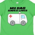 thumbnail image 4 of Inktastic My Dad Saves Lives- Ambulance Boys or Girls Toddler T-Shirt, 4 of 5