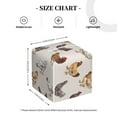 thumbnail image 4 of Yiaed Various Chicken Print Tissue Box Cover, PU Leather Decorative Organizer for Tabletop, Bathroom, Car, Office Creative Decorative, 4 of 7
