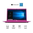 thumbnail image 3 of Core Innovations 14.1" Ultra Slim Notebook 4GB RAM 64GB SSD Windows 10 CLT146401 (Pink), 3 of 12