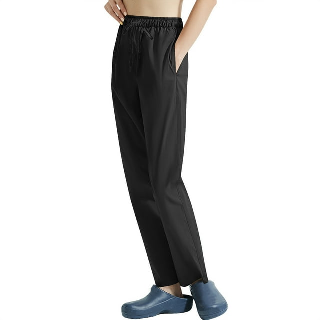 Mceream Sweatpants for Women Stretch High Waisted Drawstring Pant Summer Casual Solid Color Running Workout Athletic Pants Plus Size Pants Pantalones CóModos Para Mujer Black M
