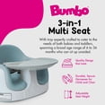 thumbnail image 2 of Bumbo Toddler Multi Seat 3-in-1 Booster High Chair and Tray, White/Desert Mirage, 2 Pack, 2 of 6