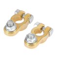thumbnail image 3 of 1 par de clips de abrazadera de terminal de batería de repuesto de coche nuevo conector de latón Paquete A kusrkot conectores terminales, 3 of 7