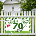 thumbnail image 4 of Decorative Design Golf Birthday Banner Number 70 Party Decoration Grass Theme Celebration Banner for Outdoor Party Golf Event Birthday Celebration, 4 of 7