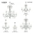 thumbnail image 5 of Livex Lighting Daphne 18 Light Foyer Chandelier in Polished Chrome, 5 of 10