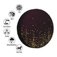 thumbnail image 4 of Kdxio Gold stars luxury sparkling Tire Cover Wheel Protectors Tyre Covers Weatherproof Wheel Covers Universal Fit for Trailer Rv SUV Truck Camper Travel Trailers-14 inch, 4 of 6