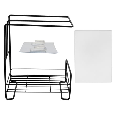 OUNONA  Mini Dish Drying Racks Kitchen Drainer Dishcloth Storage